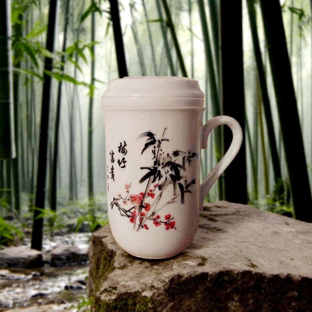 🌺 ULN Elegant Floral Ceramic Mug
